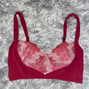 new free people heart lace bralette